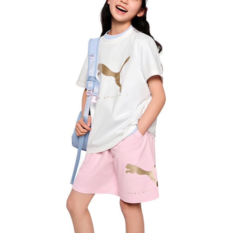 PUMA Спортивные шорты Sportstyle Collection Athletic SS25 для детей розовые — фото 3