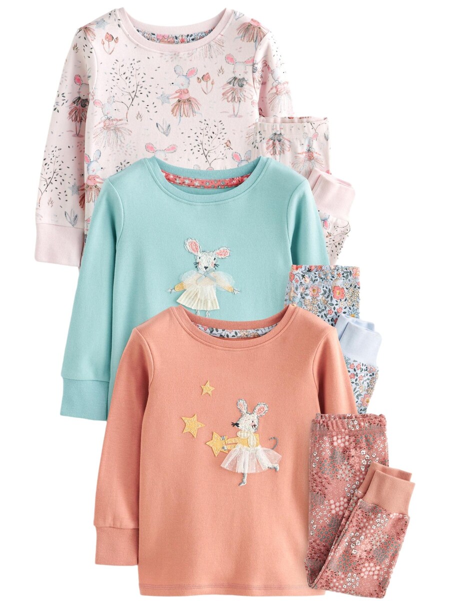 

Пижама Next, цвет Aqua/Coral/Rose