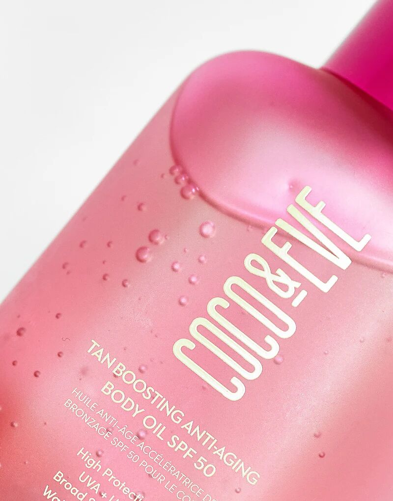 Антивозрастное масло для тела Coco & Eve Tan Boosting SPF50 150 мл — фото 4