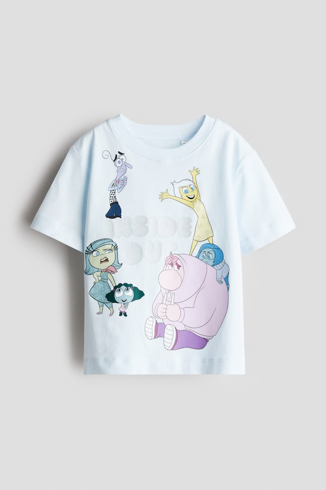 

Футболка из хлопка с принтом H&M, мультиколор