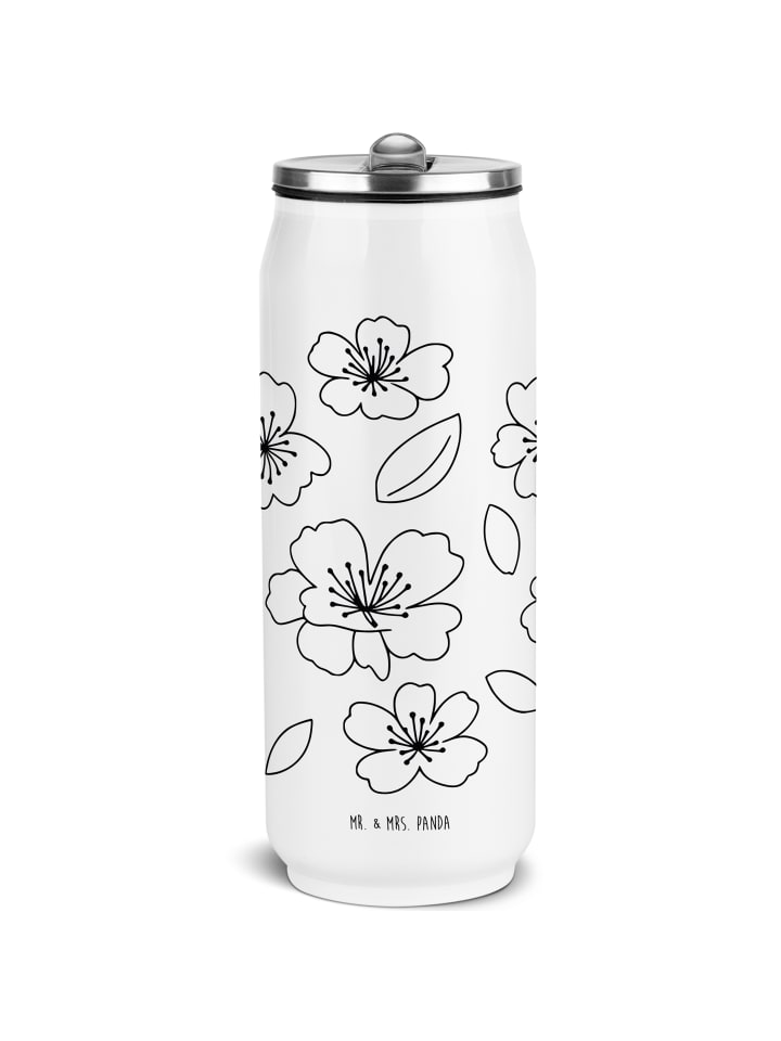 

Mr. & Mrs. Panda Бутылка для напитков Cherry Blossom Sea без слогана, белого цвета
