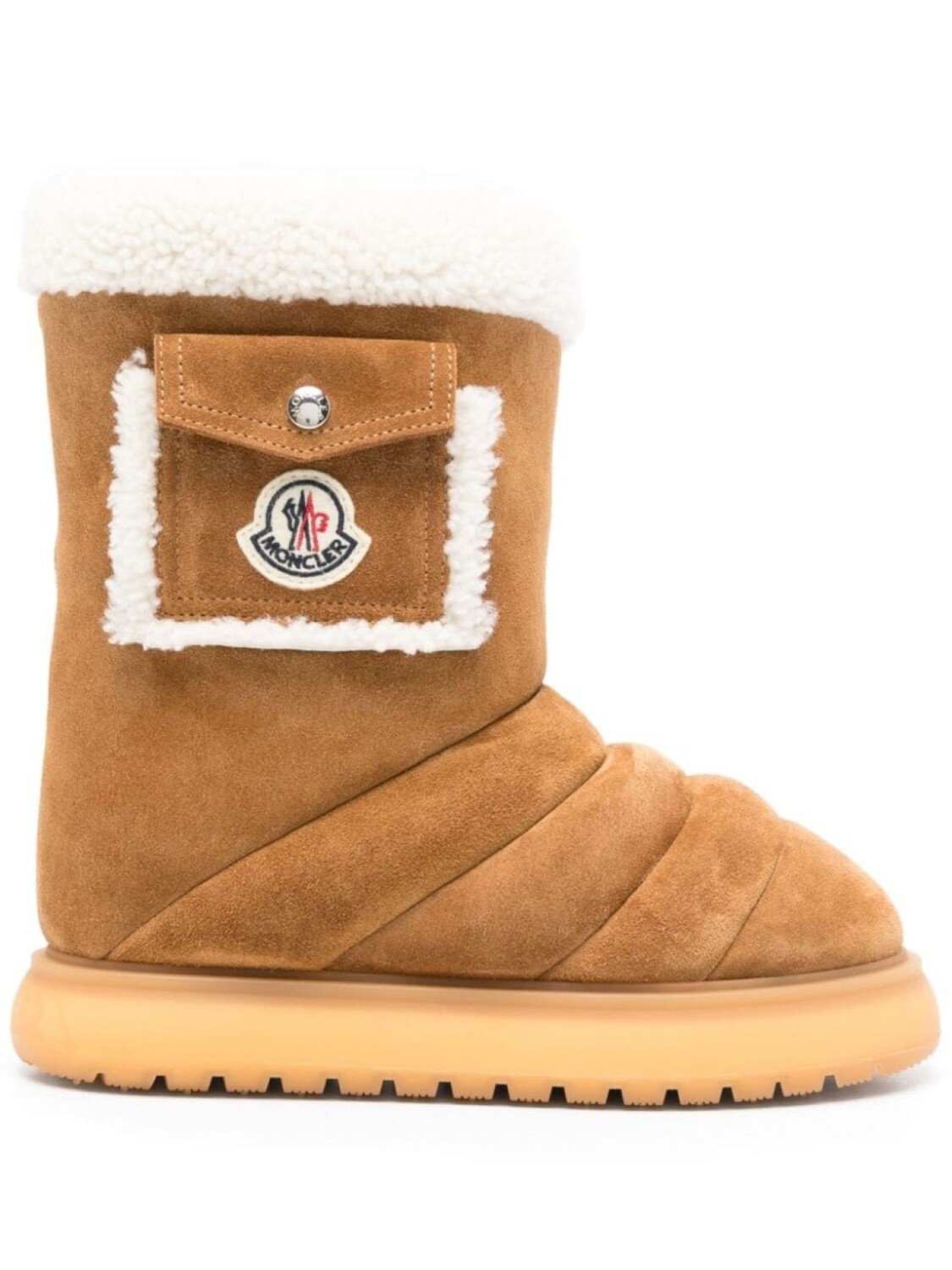 Ботинки Moncler Gaia Pocket, коричневый
