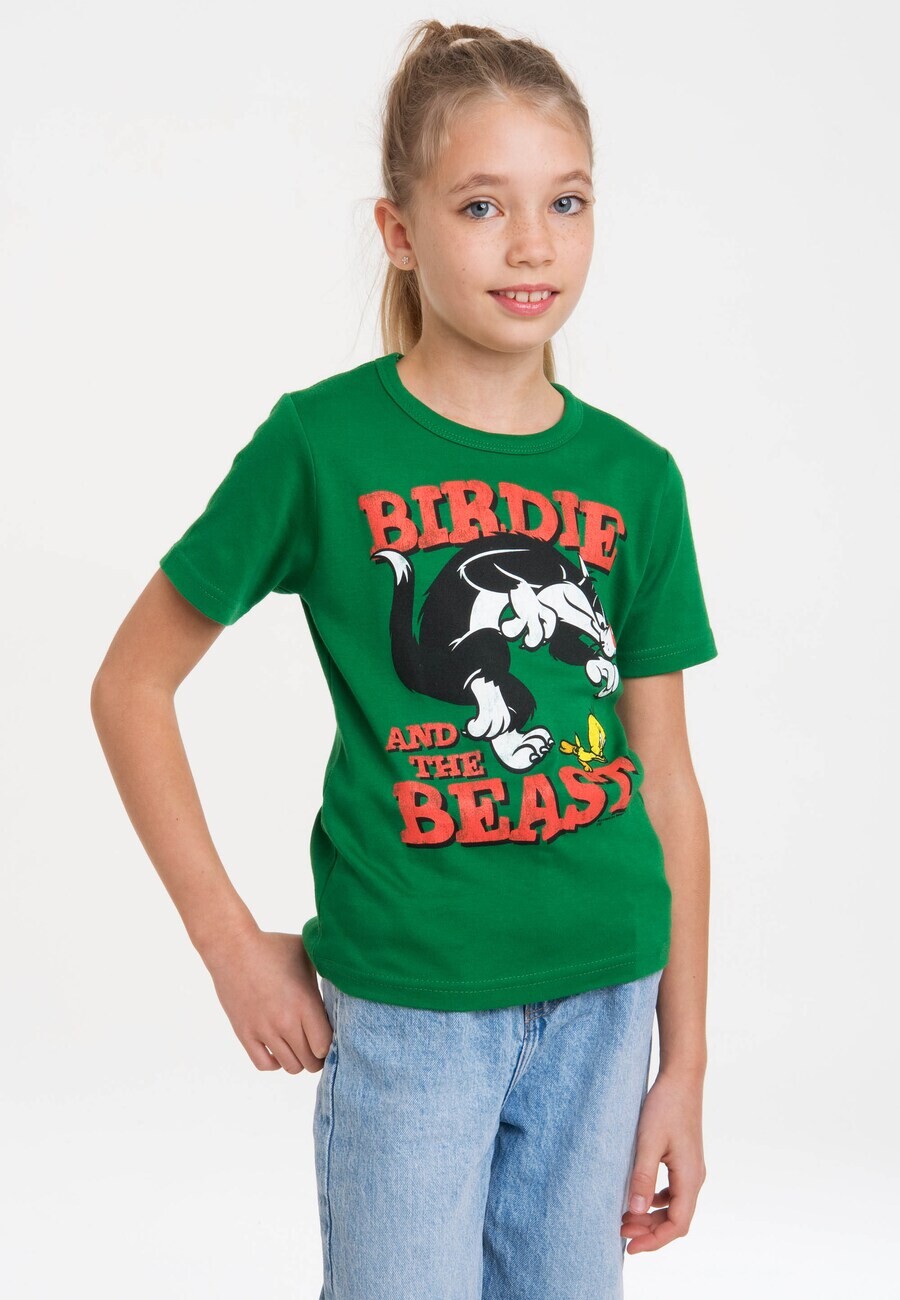 Футболка LOGOSHIRT Looney Tunes - Sylvester & Tweety, зеленый — фото 2