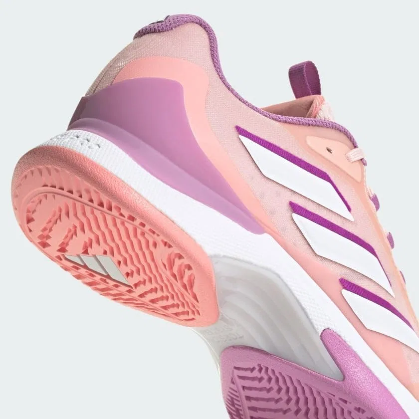 Кроссовки для тенниса Adidas Avacourt 2.0, Sandy Pink/Cloud White/Purple Burst — фото 3