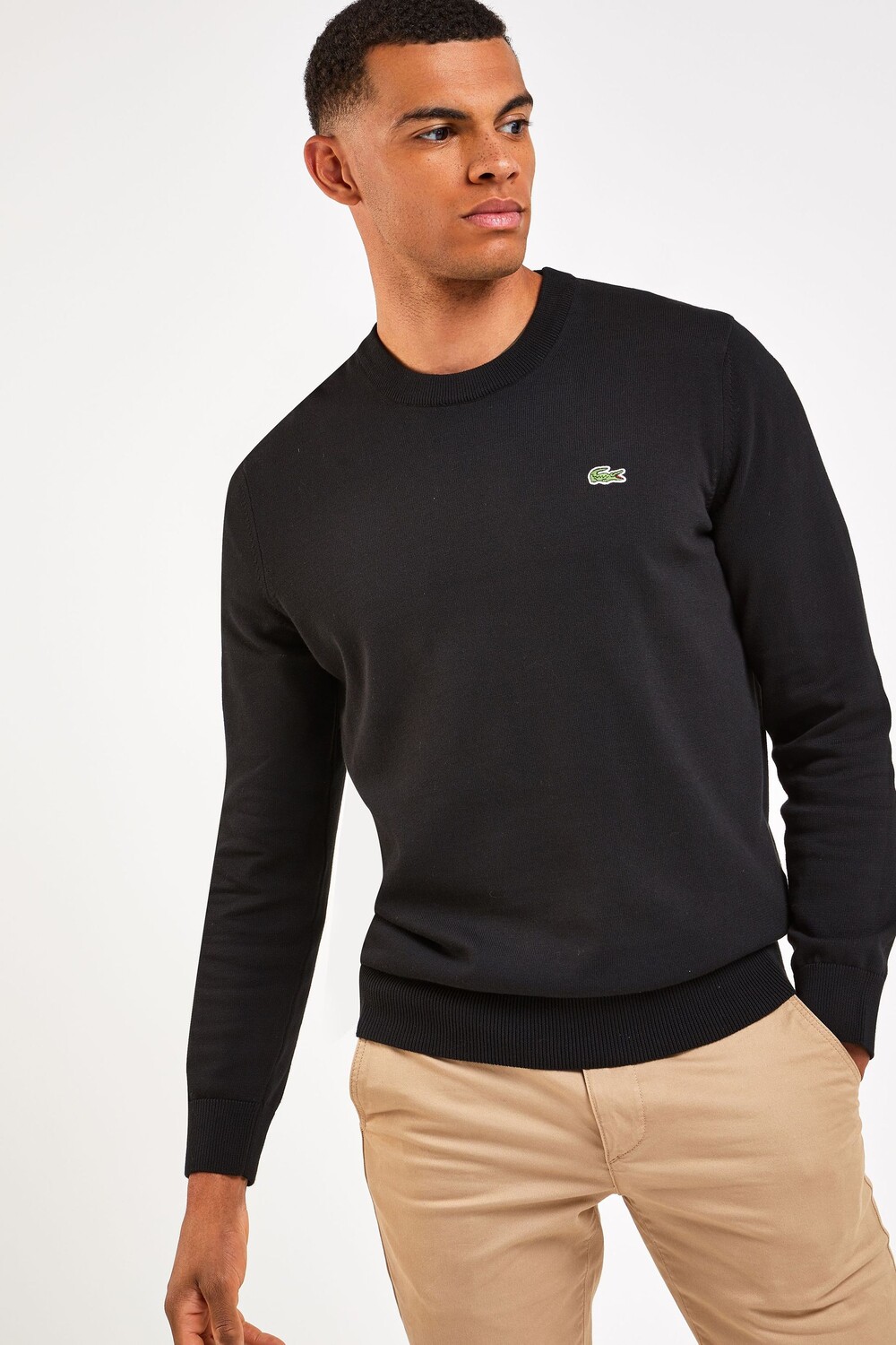 

С круглым вырезом Lacoste, черный