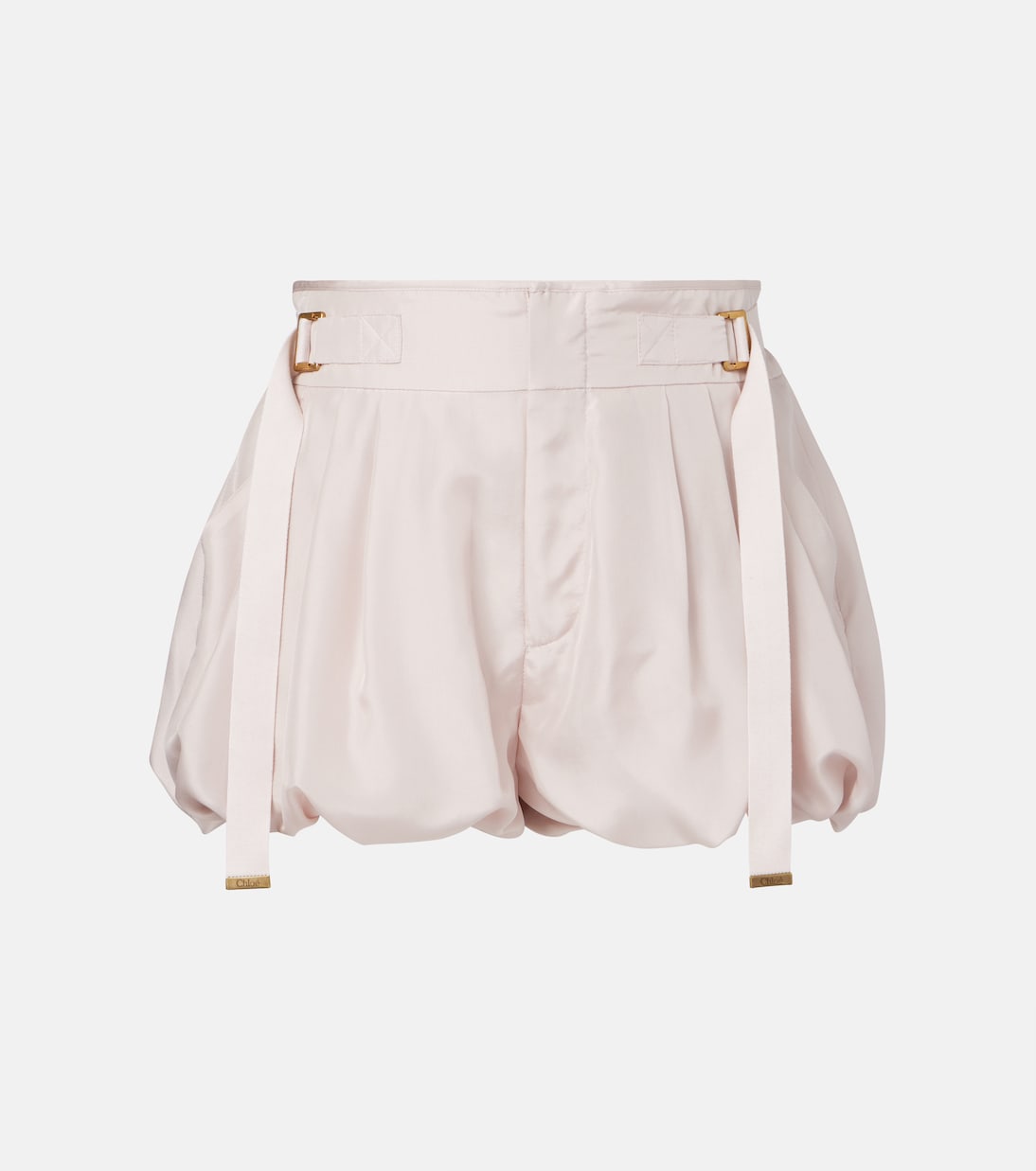 

Шорты из хлопкового габардина Chloé, Shadow Lilac