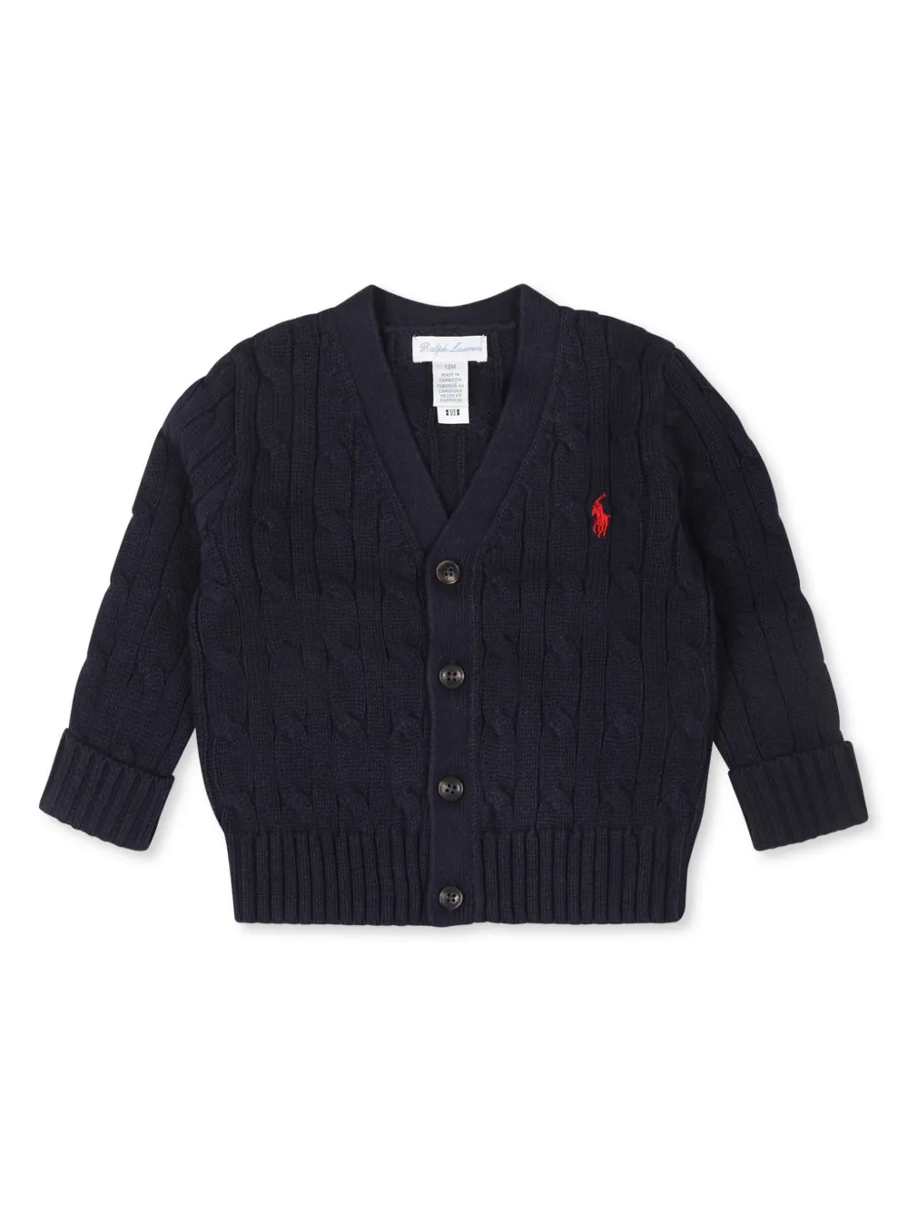 

Кардиган фактурной вязки POLO RALPH LAUREN KIDS, синий