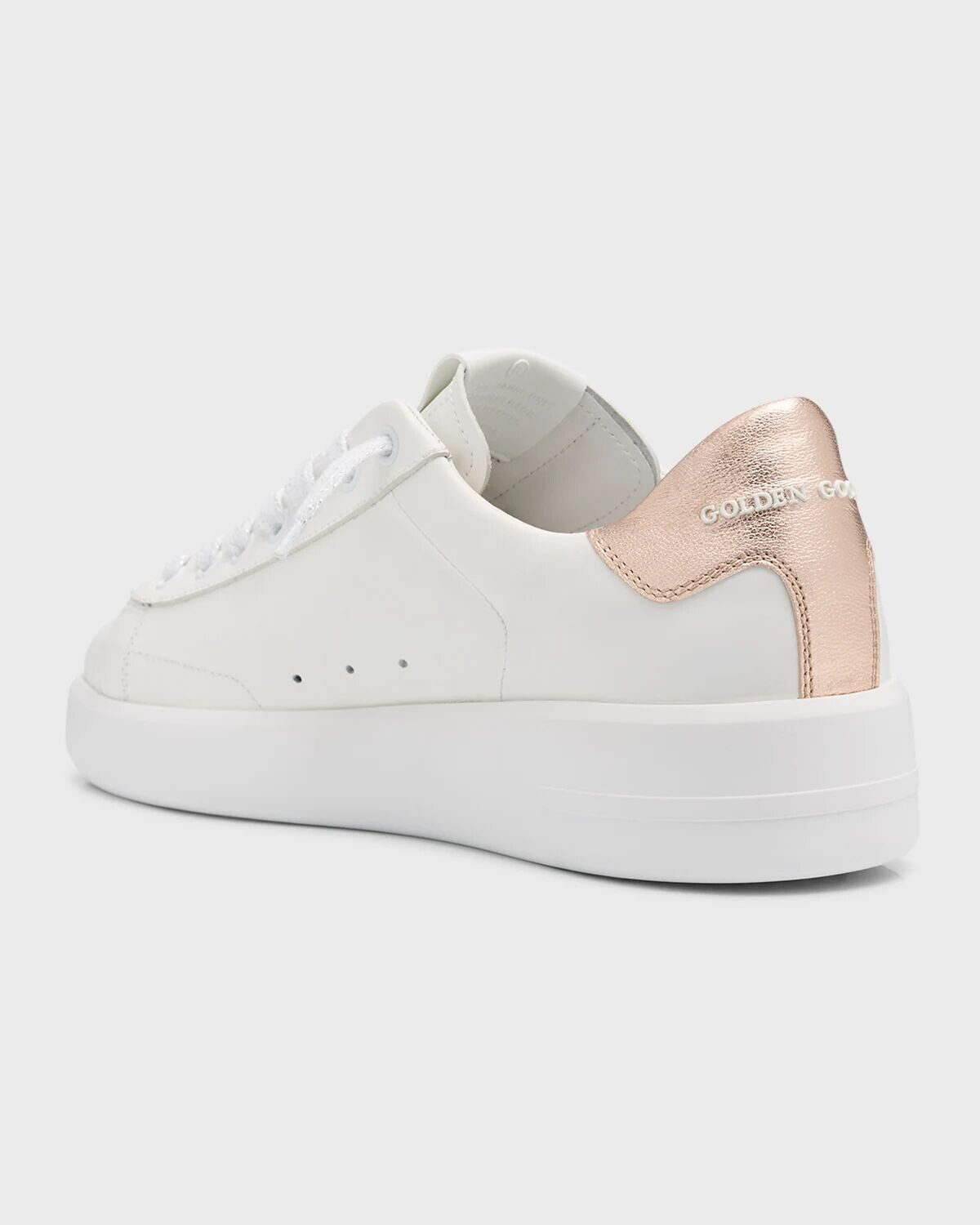 Кроссовки Puresstar из смесовой кожи Golden Goose, цвет White Peach — фото 4