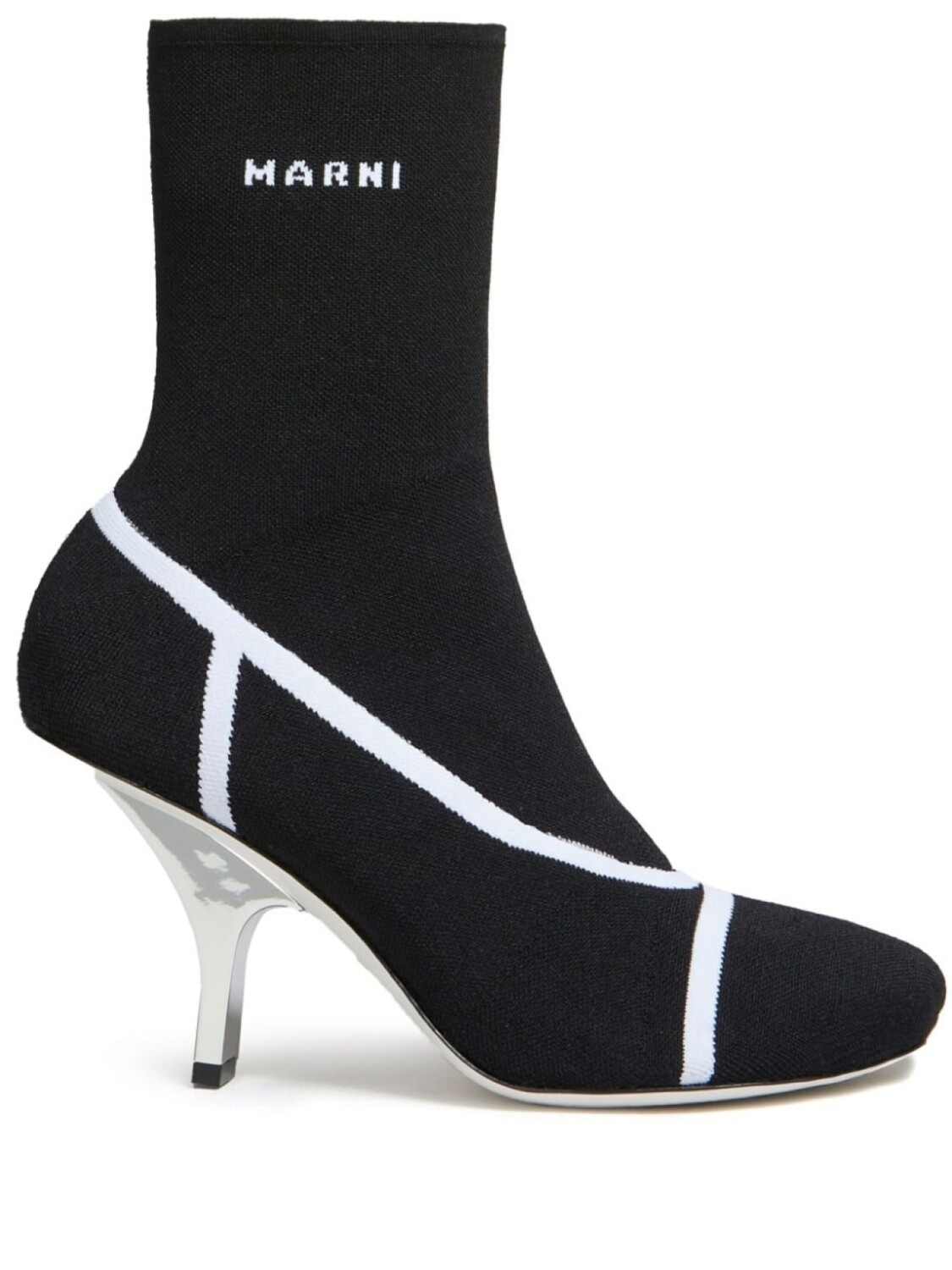 

Marni ботильоны с логотипом, черный