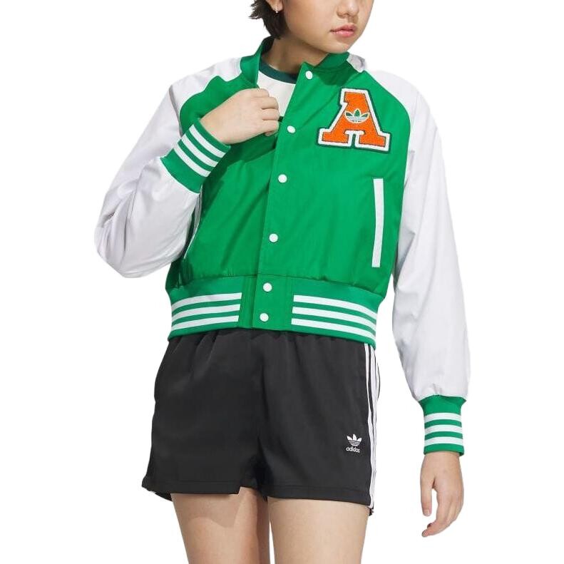 Куртка женская зеленая Adidas Originals — фото 2