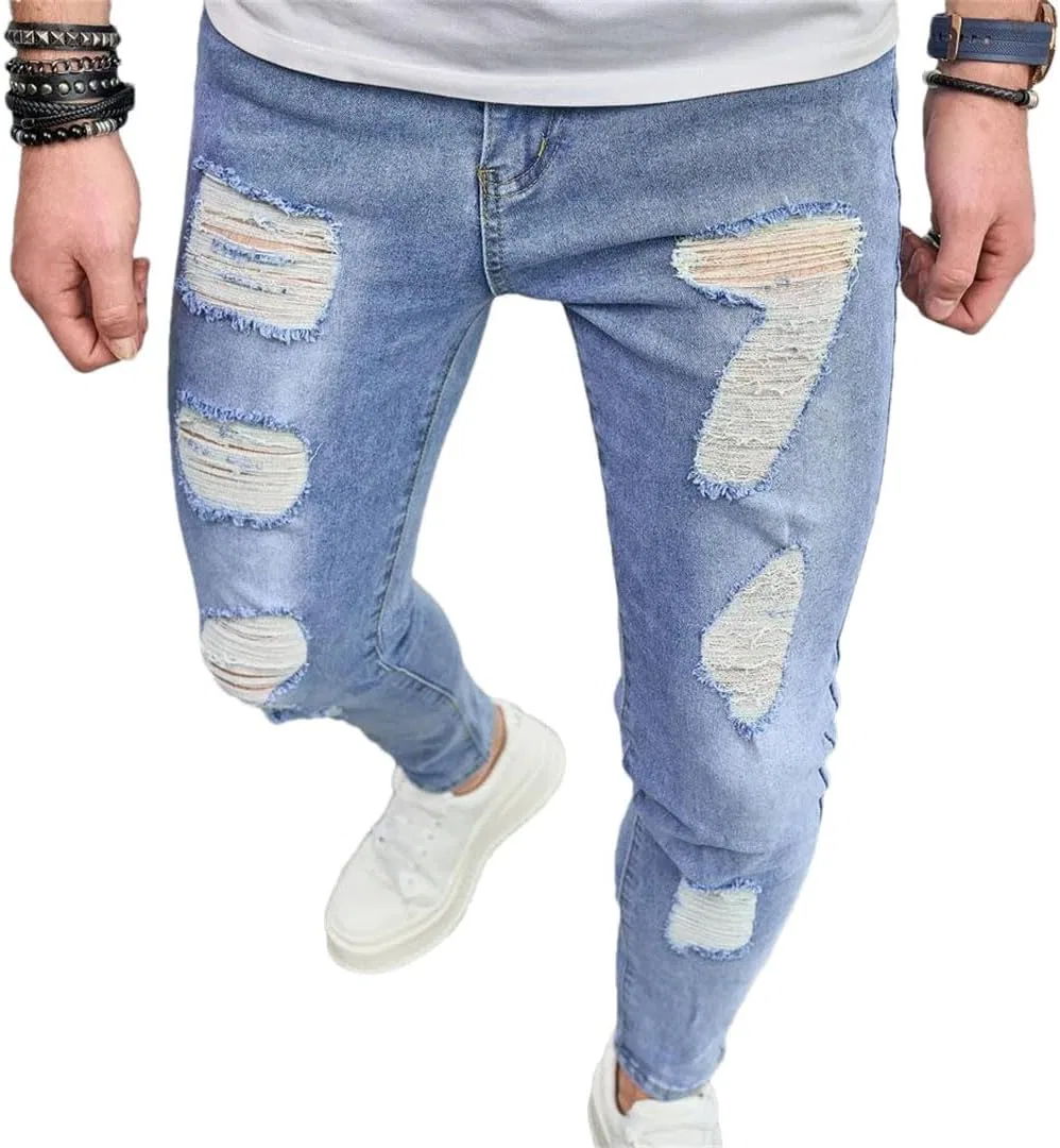 Джинсы скинни Hip Hop, джинсы, 9907h