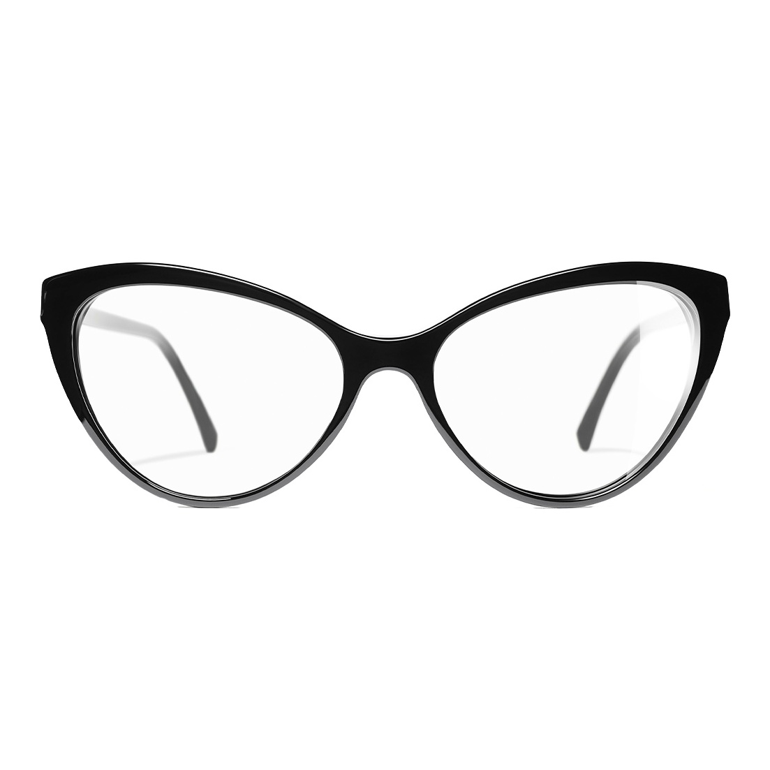 

Кошачий глаз Cat Eye функциональные очки женские CHANEL, черный