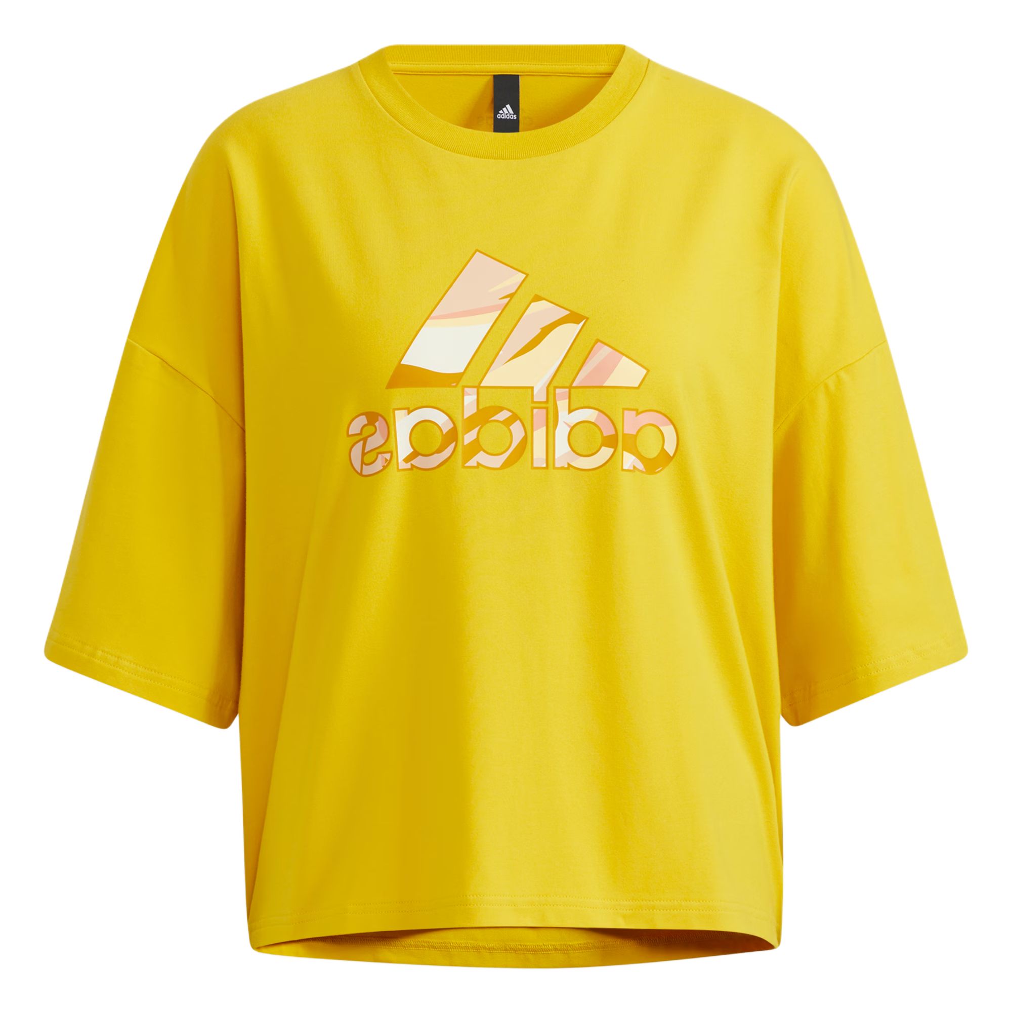 Футболка женская желтая Adidas — фото 2