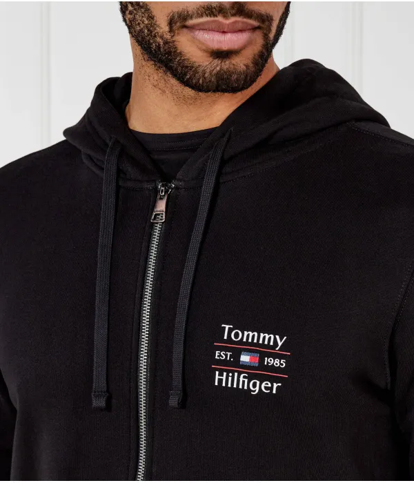 Толстовка Regular fit Tommy Hilfiger, черный — фото 4