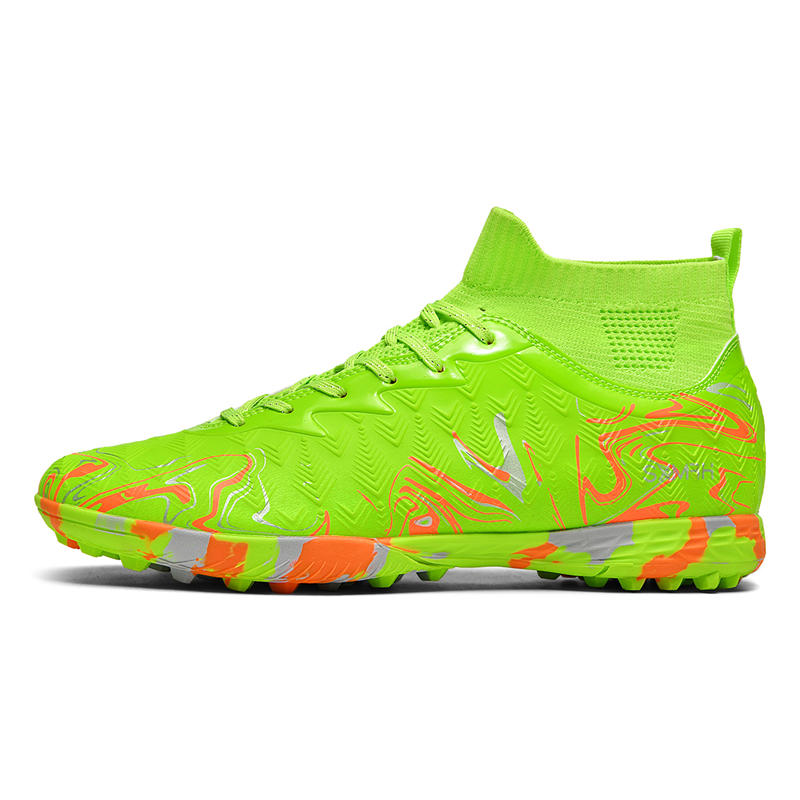 Футбольные бутсы унисекс высокие Binary, Neon Green