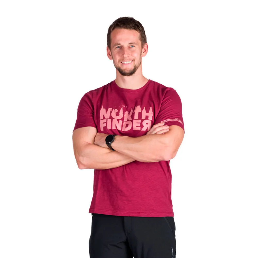 

Футболка с коротким рукавом Northfinder Josef, розовый