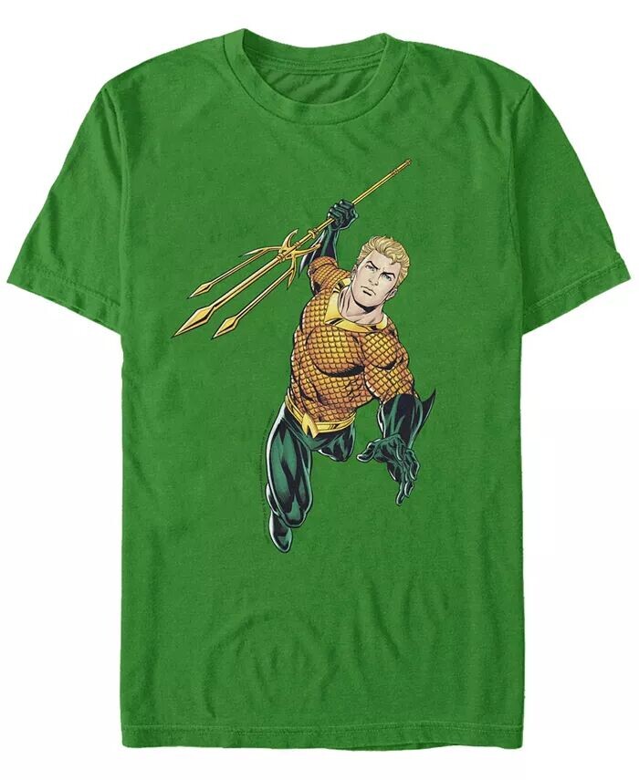 

Футболка DC Men's Aquaman Trident Action Pose с коротким рукавом Fifth Sun