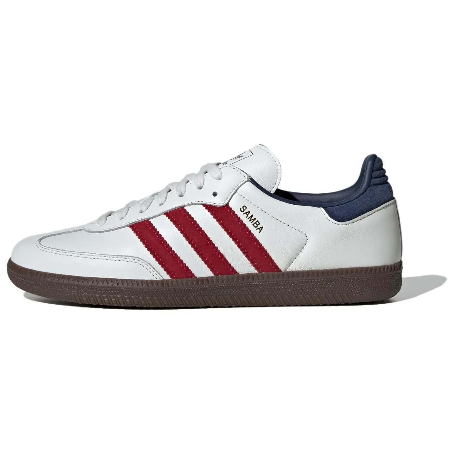 

Adidas Originals Adidas Samba Og Team Victory Red Night Indigo в цвете яркий белый, победоносный красный и тёмный индиго, цвет Bright White/Victory Red/Dark Indigo