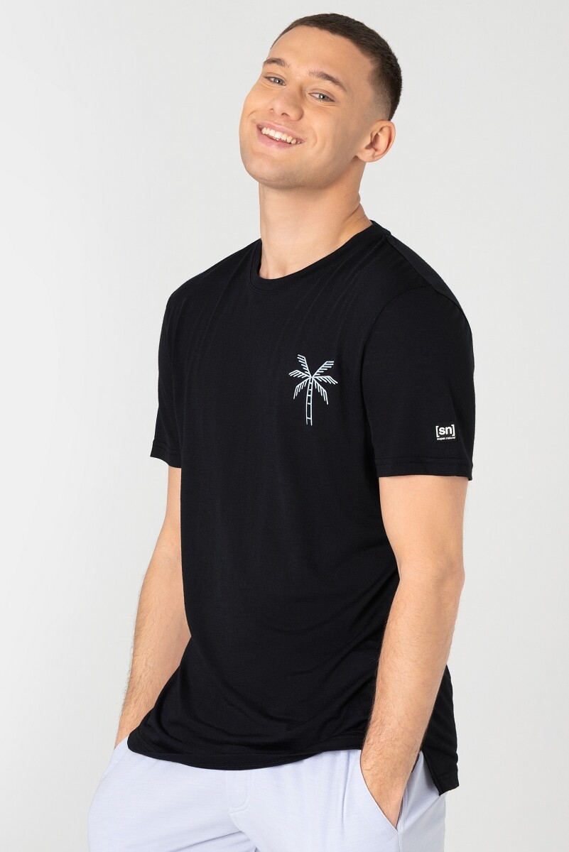 

Рубашка super.natural Merino T Shirt, черный