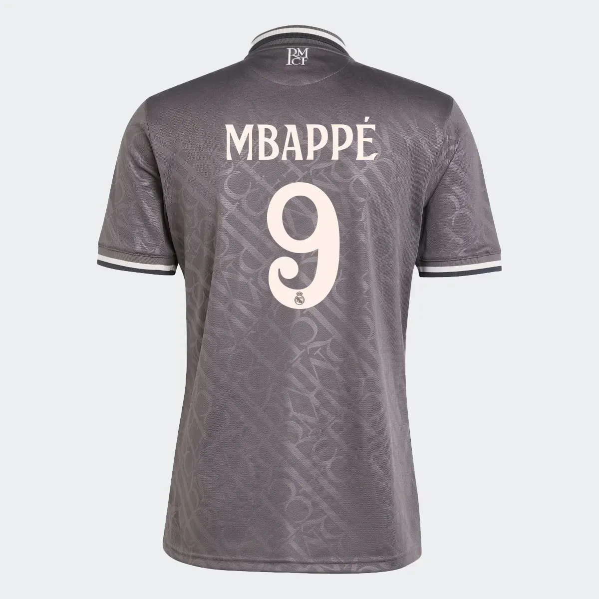 

Футболка мужская 3-й комплект формы Real Madrid CF 2024-2025 Mbappe 9 Adidas, коричневый