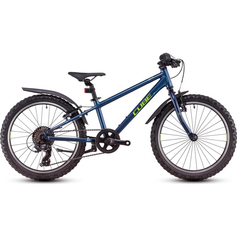 

Детский велосипед Cube Acid 200 Allroad Deepcobalt/Apple 20", синий