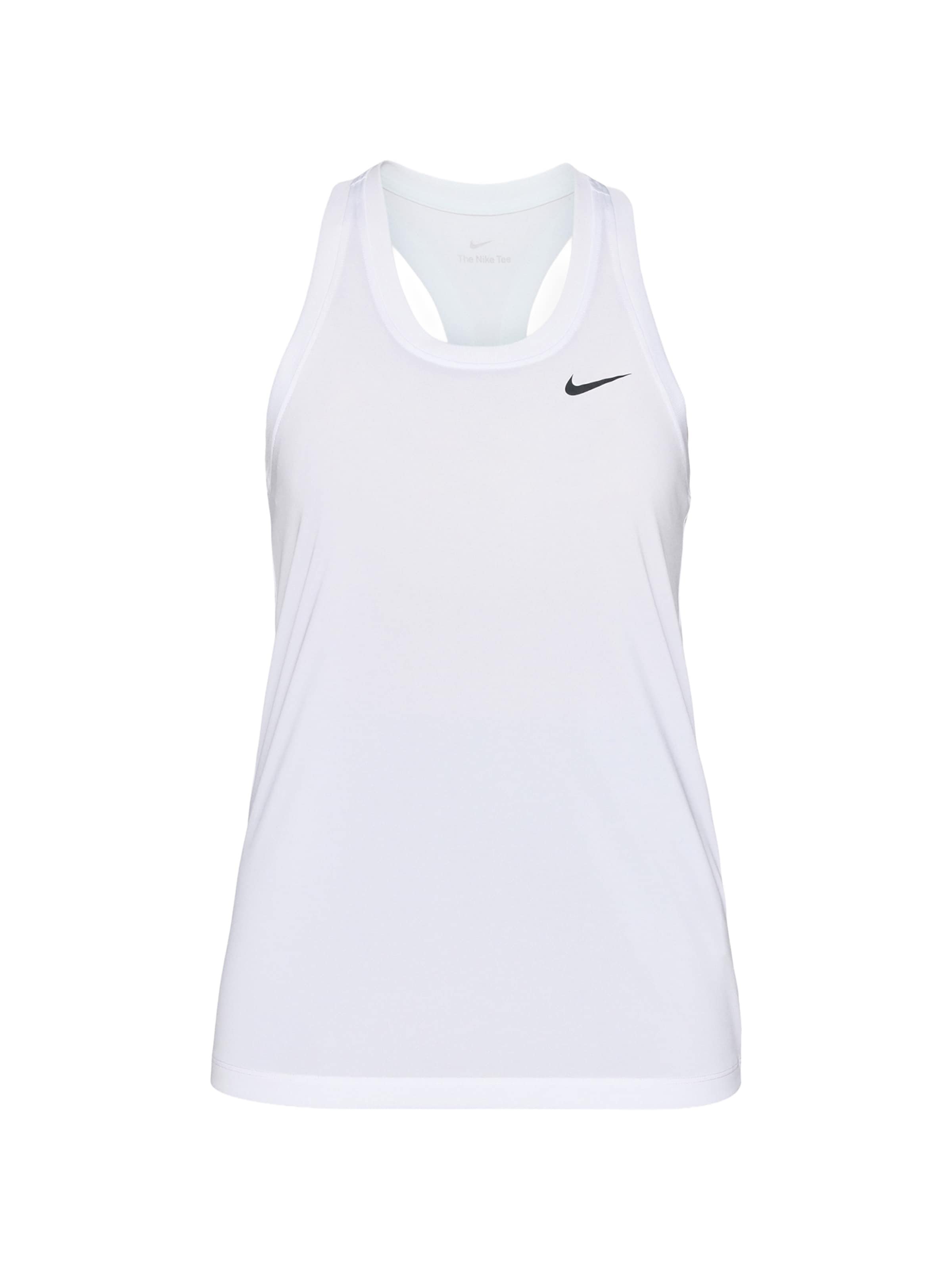 

NIKE Спортивный топ в белом цвете