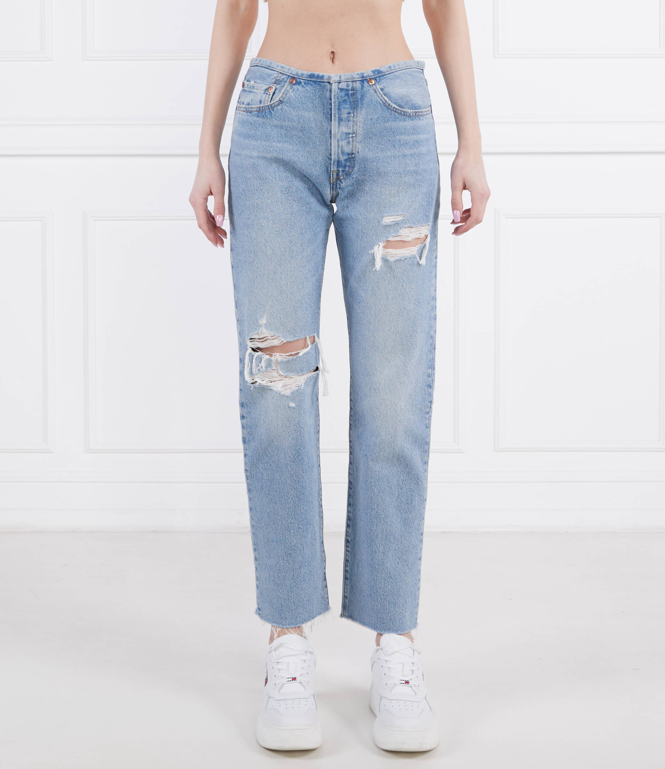 

Джинсы Levi's 501 MINI WAIST Straight fit, небесно-голубой