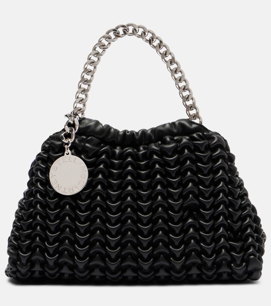 

Плетеная наплечная сумка Falabella Small Stella McCartney, Black