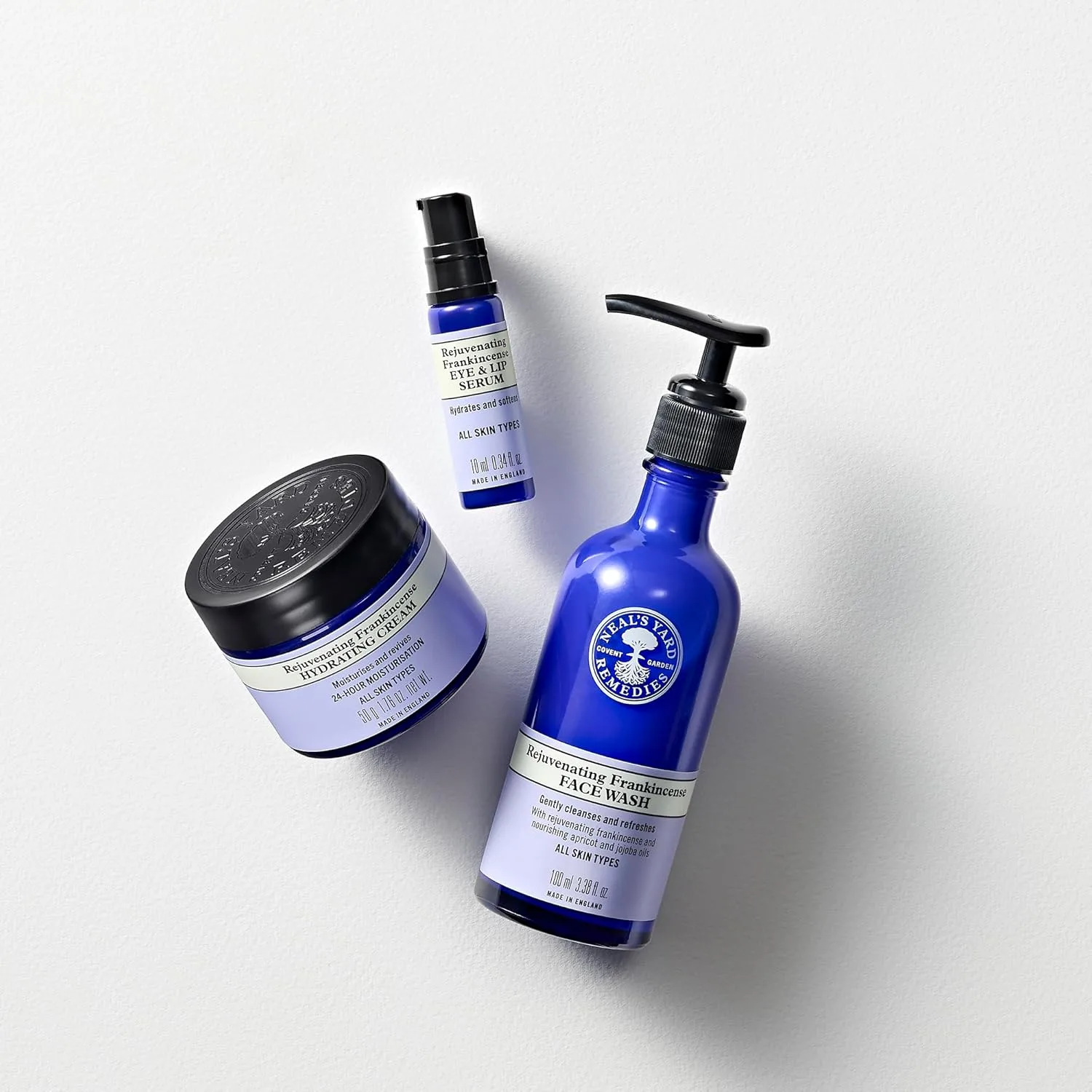 Сыворотка для глаз и губ Neal's Yard с ладаном, гиалуроновой кислотой, алоэ вера и маслом шиповника, легкая и быстро впитывающаяся, одобрена для веганов, не тестируется на животных, 10 мл Neal'S Yard Remedies — фото 4