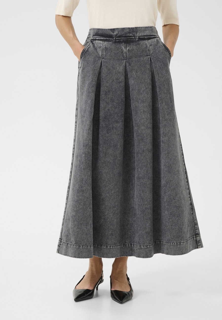 

Юбка Culture Pleated skirt, Dark Gull Gray Wash/Grey Denim