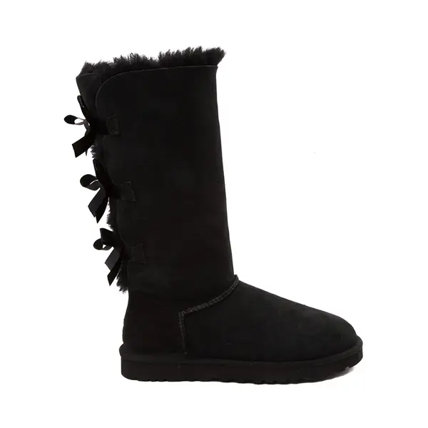 Ботинки высокие женские UGG Bailey Bow II, черный