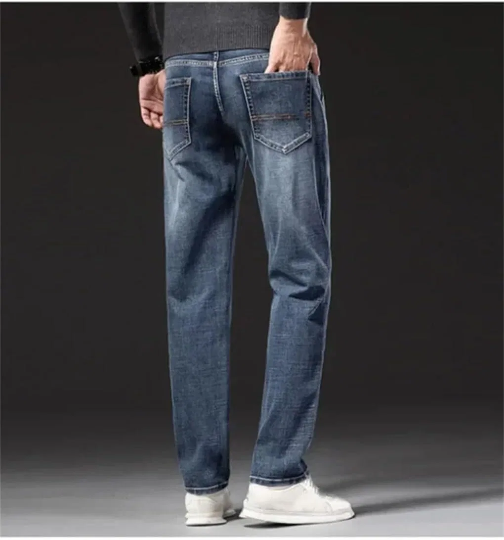 Джинсы свободные, Men's Denim Pants, 4 — фото 3