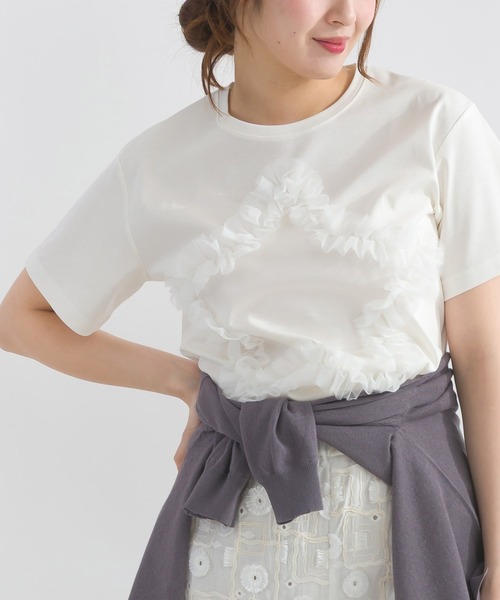 

Футболка, крой оверсайз, бренд Piccin Perla, цвет кремовый