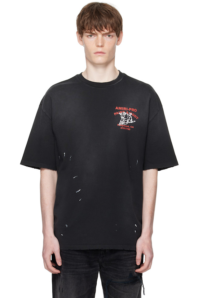 

Футболка Amiri' bull оверсайз Amiri, черный
