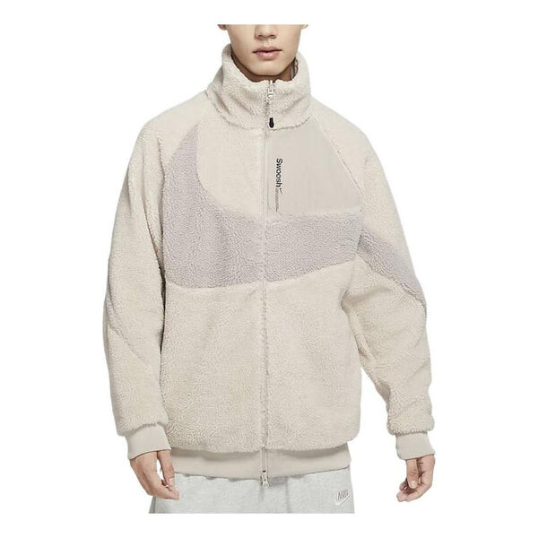 

Куртка Nike Big Swoosh zipped jacket 'Beige', бежевый