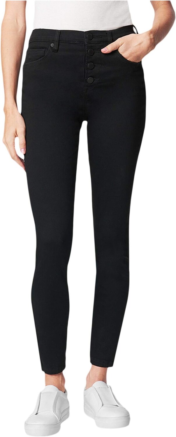 

Джинсы The Great Jones Hi-Rise Black Skinny in Night Mania Blank NYC, цвет Night Mania