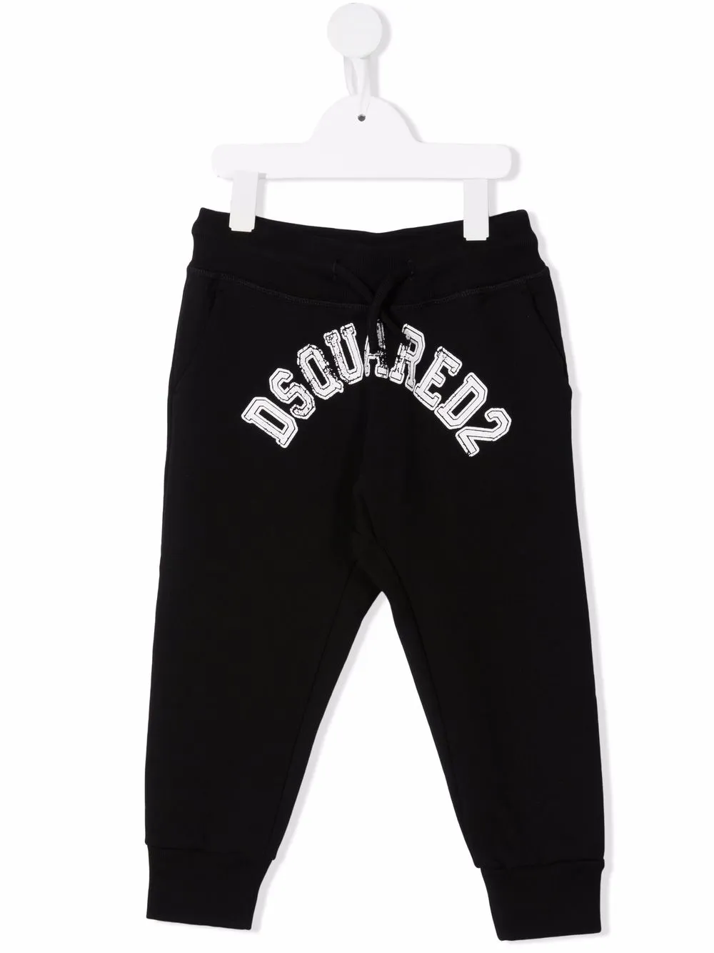 

Спортивные брюки с кулиской и логотипом Dsquared2 Kids, черный