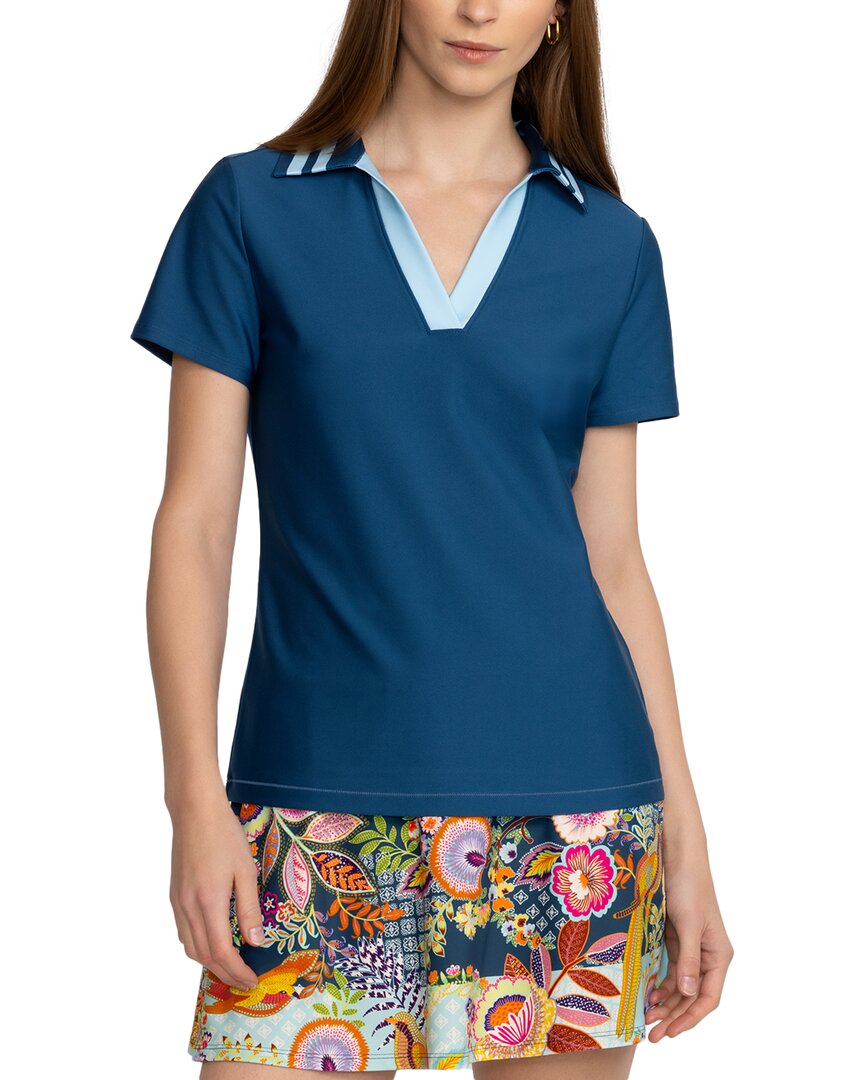 

Рубашка поло Johnny Was Bee, синий