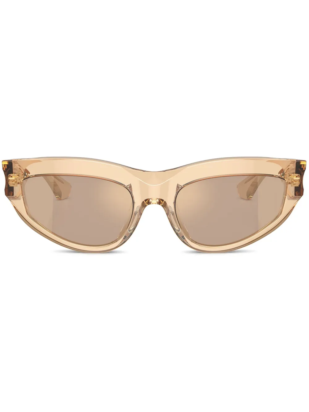 

Солнцезащитные очки с логотипом Burberry Eyewear, коричневый