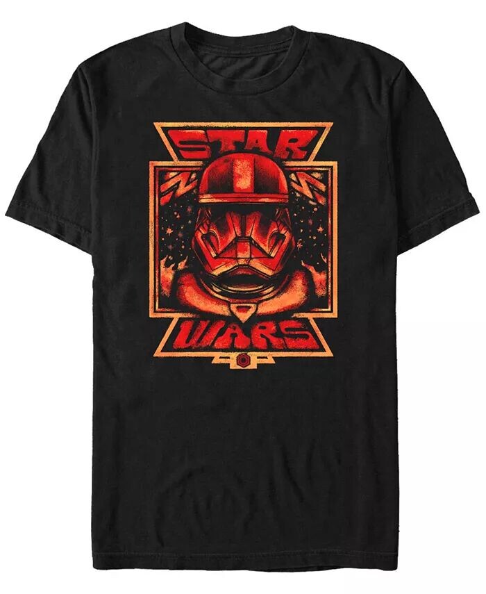 

Мужская футболка с коротким рукавом Star Wars Rise Of Skywalker Sith Trooper Art Fifth Sun, черный