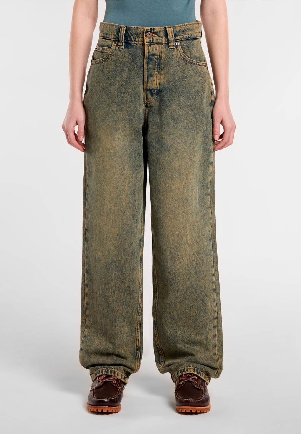 

Джинсы свободного кроя THOMASVILLE Dickies, светло-желтый
