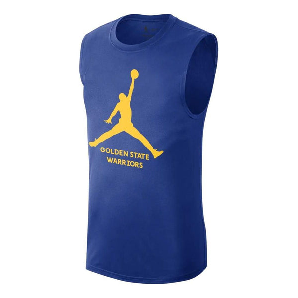 

Логотип жилета x nba golden state warriors essential tank Air Jordan, синий