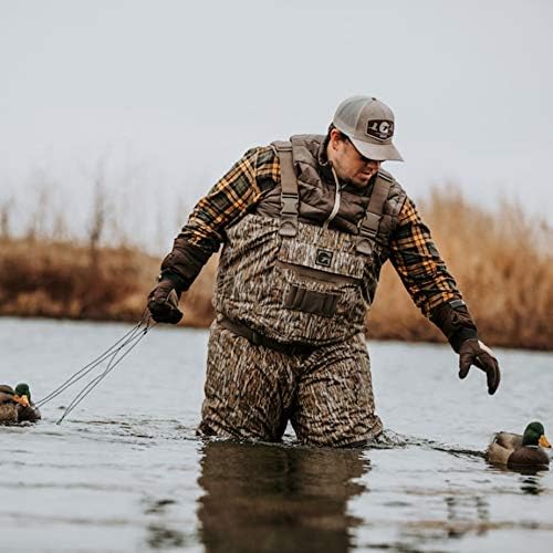 Мужские болотные сапоги Gator Waders серии Shield с ботинками для охоты - дышащая 4-слойная внешняя подкладка - утепленная термо-подкладка — фото 4