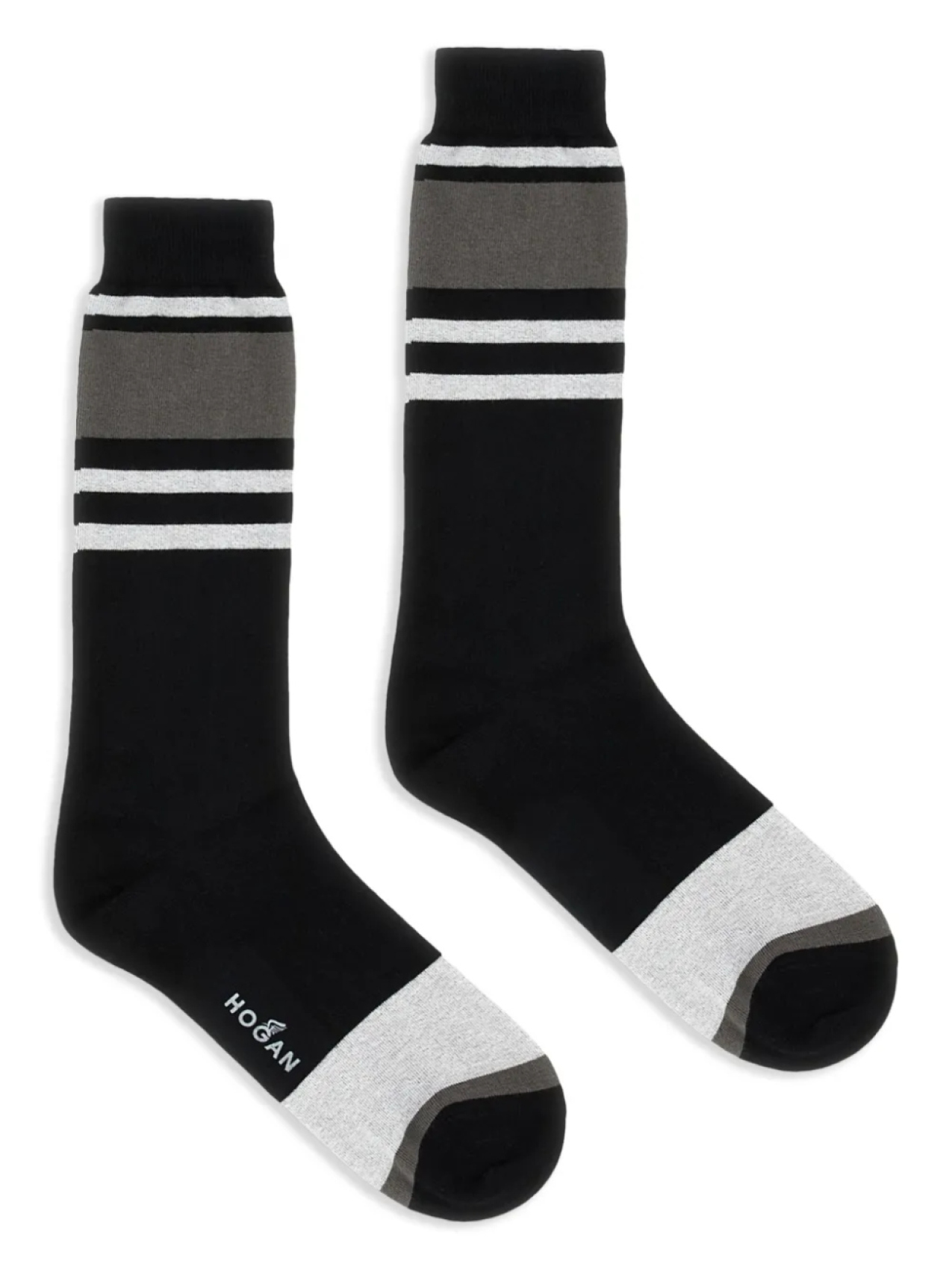

Носки Hogan в полоску, черный