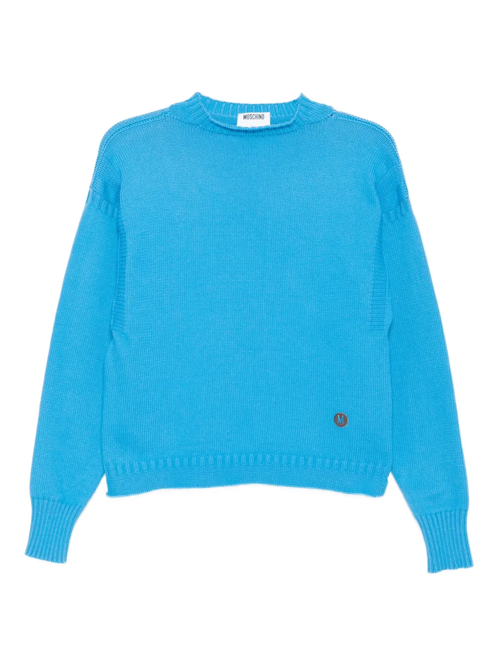 

Джемпер из смесового хлопка Moschino, синий