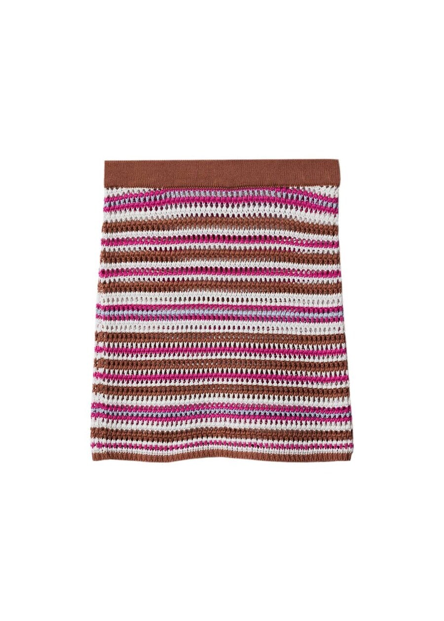 

Юбка мини MANGO Skirt Caribe, фиолетовый
