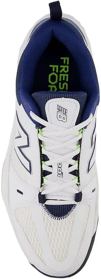 Мужские теннисные кроссовки New Balance Fresh Foam X 1007 V1, белый/темно-синий — фото 4