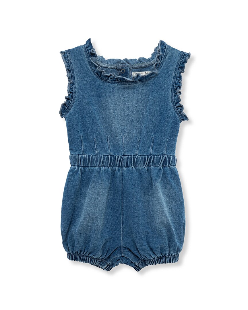 

Мини-комбинезон с оборками Habitual, синий