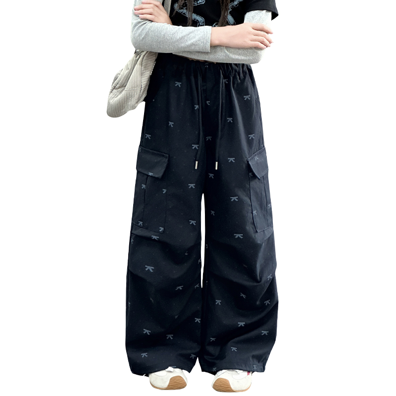 

Весенние осенние школьные карго штаны для девочек kids' Disney, синий