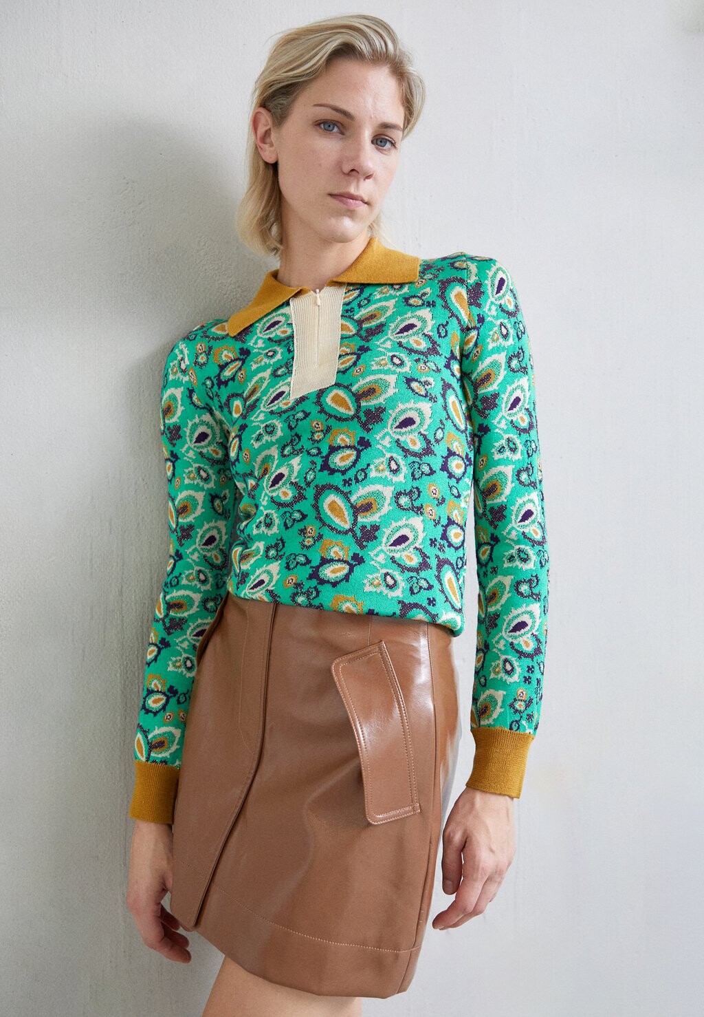 

Свитер Paloma Long Sleeve Lukhanyo Mdingi, зеленый